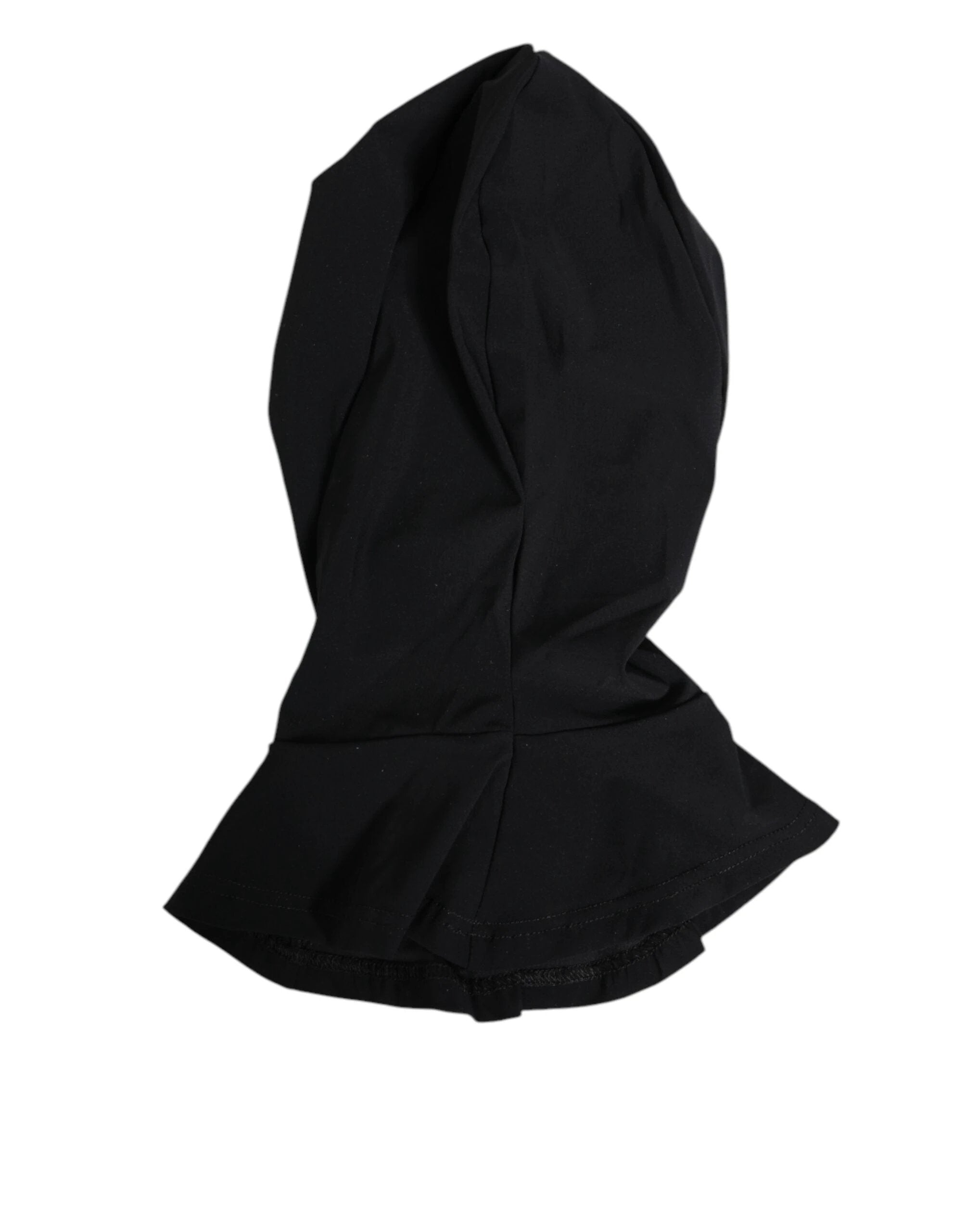 Dolce & Gabbana Black Nylon Elastane Balaclava Hood Face Cover Hat by Dolce & Gabbana
