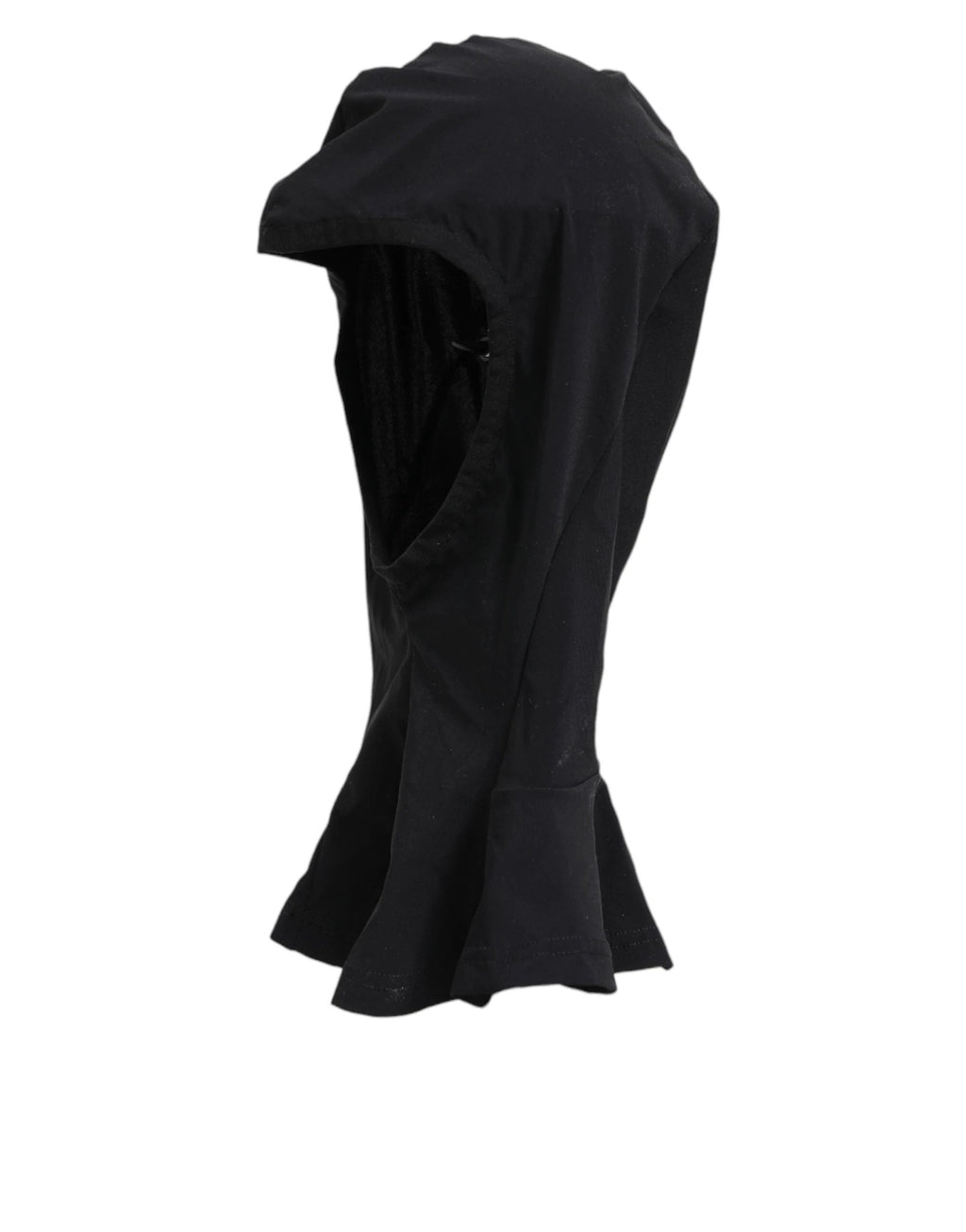 Dolce & Gabbana Black Nylon Elastane Balaclava Hood Face Cover Hat by Dolce & Gabbana