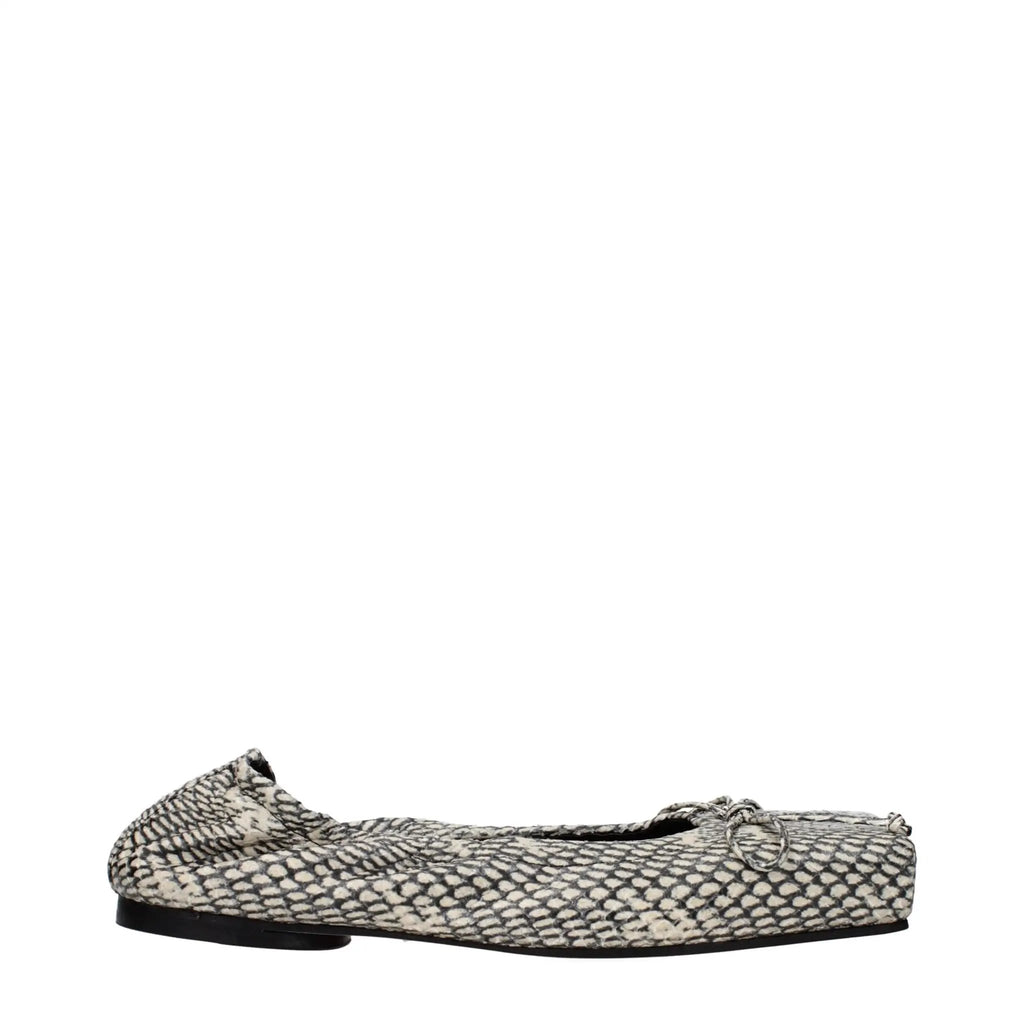 Ballerines en cuir beige Jacquemus