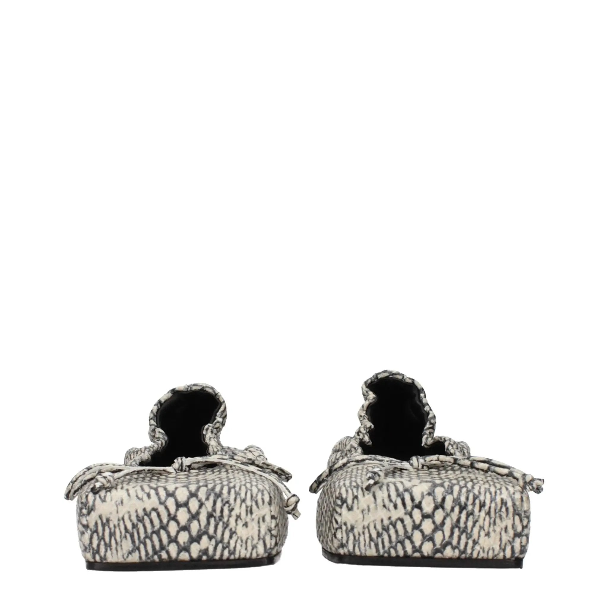 Ballerines en cuir beige Jacquemus