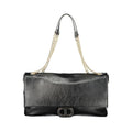 Twinset Nero Poliuretano Woman Shoulder Bag Twinset
