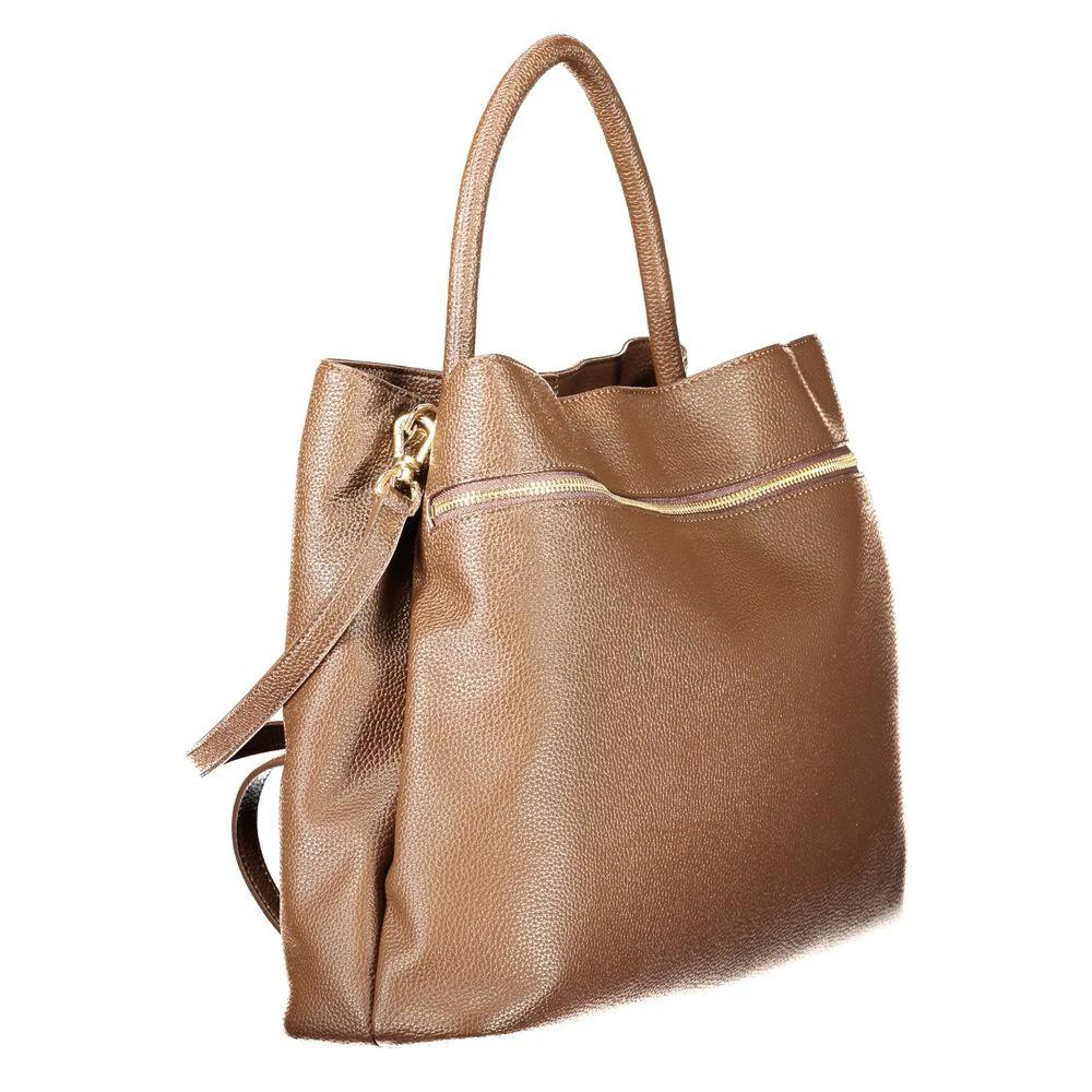 Twinset Marrone Poliuretano Woman Tote Twinset