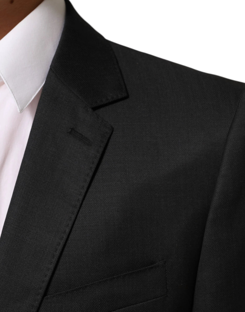 Dolce & Gabbana Black Single Breasted Men Coat MARTINI Blazer by Dolce & Gabbana