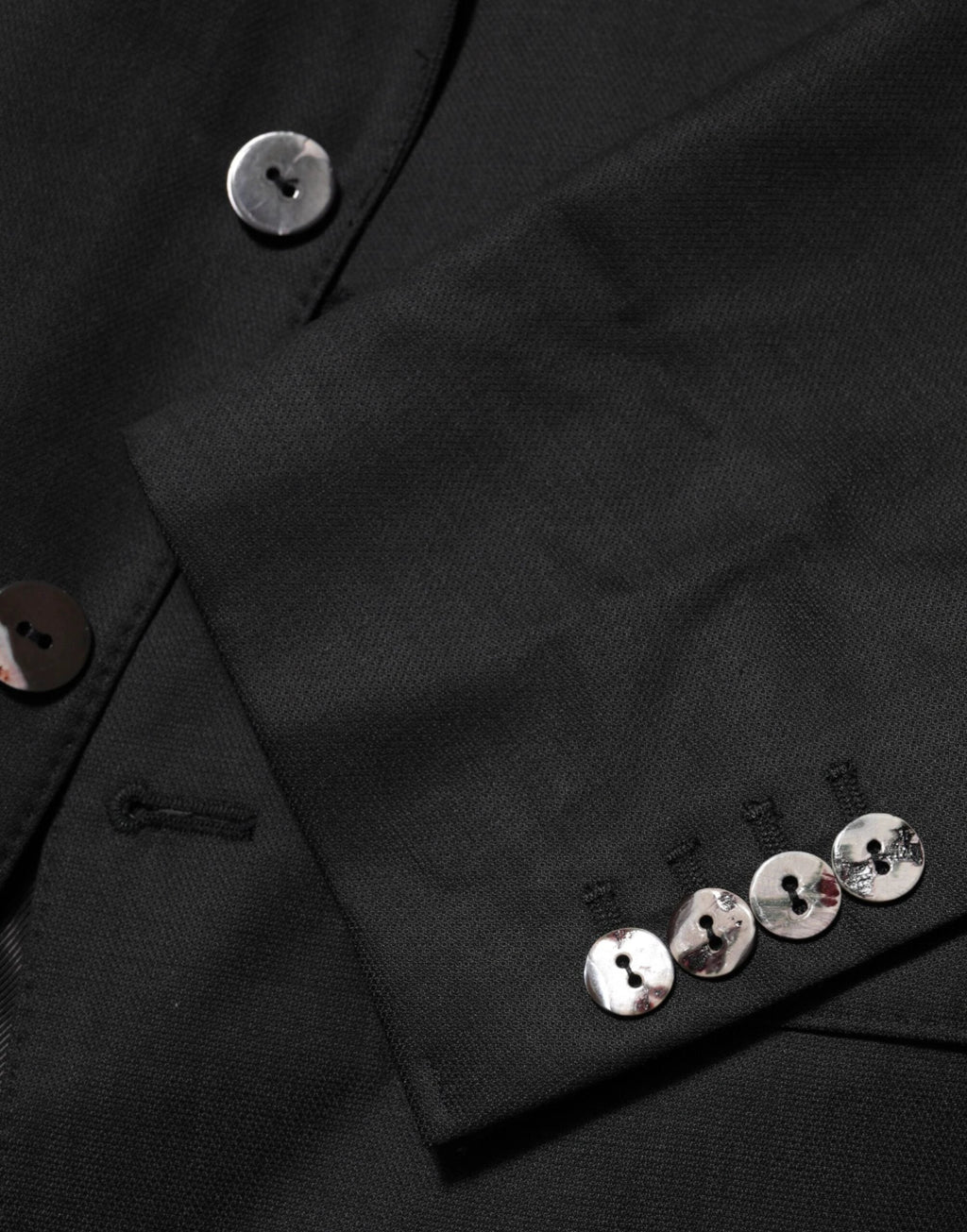 Dolce & Gabbana Black Single Breasted Men Coat MARTINI Blazer by Dolce & Gabbana