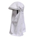 Dolce & Gabbana White Cotton DG Logo Plaque Baseball Balaclava Hat by Dolce & Gabbana