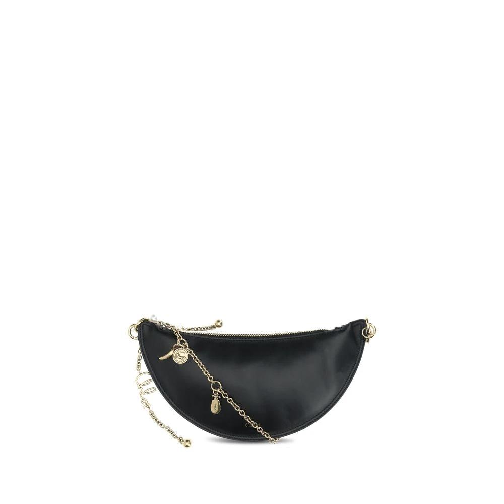 Chloé Black Lamb Ovis Aries Aries Shoulder Bag by Chloé