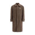 Golden Goose Brown Viscose Coat by Golden Goose