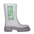 Bottines Off-White en PVC transparent