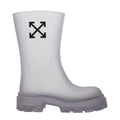 Bottines Off-White en PVC transparent
