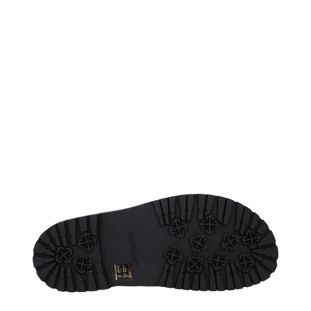 Sandales plates en tissu vert cassé