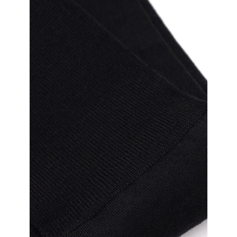 ZEGNA Black Wool Socks by ZEGNA