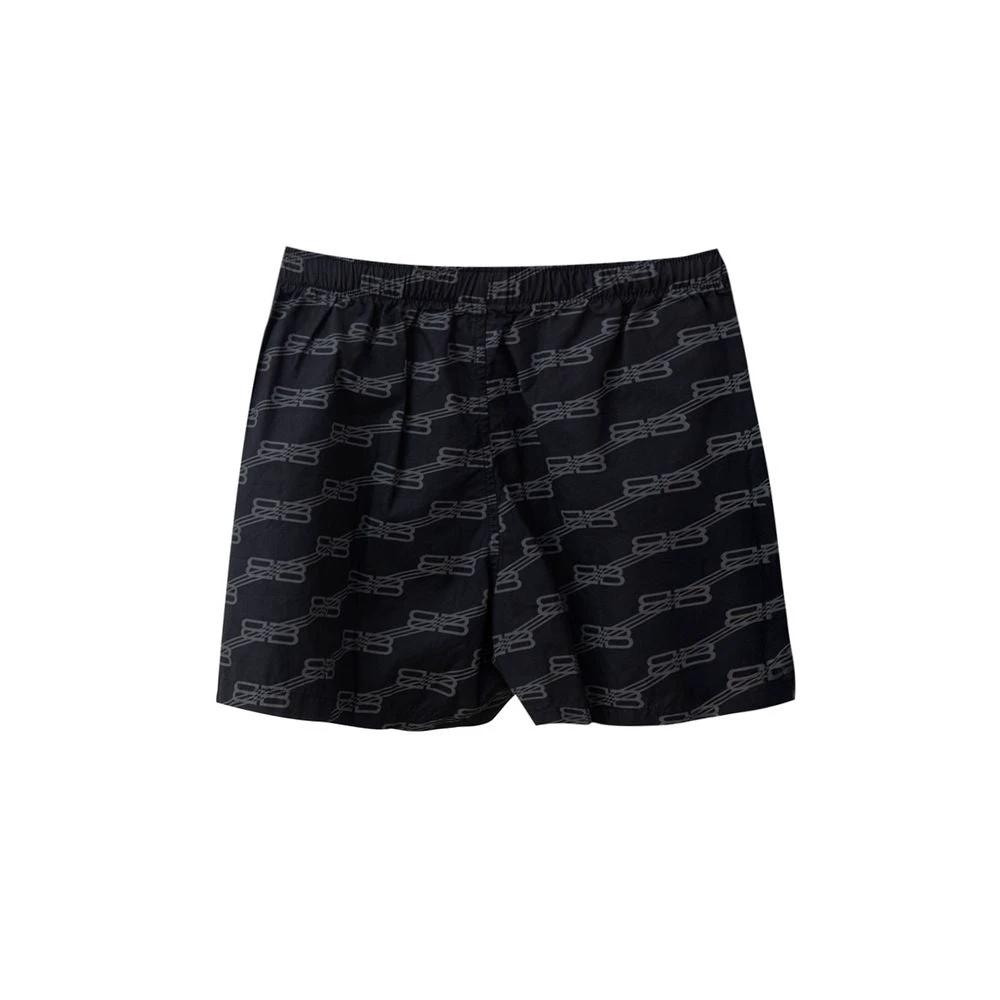 Bermuda en coton noir Balenciaga