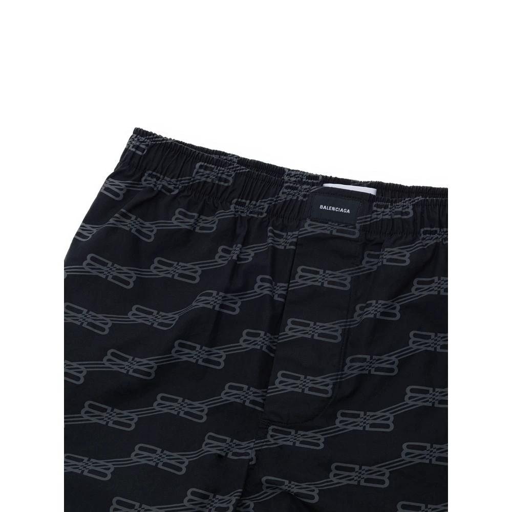 Bermuda en coton noir Balenciaga