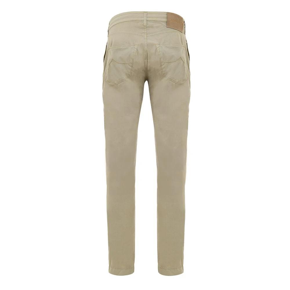 Jacob Cohen Beige Cotton Casual Pants by Jacob Cohen