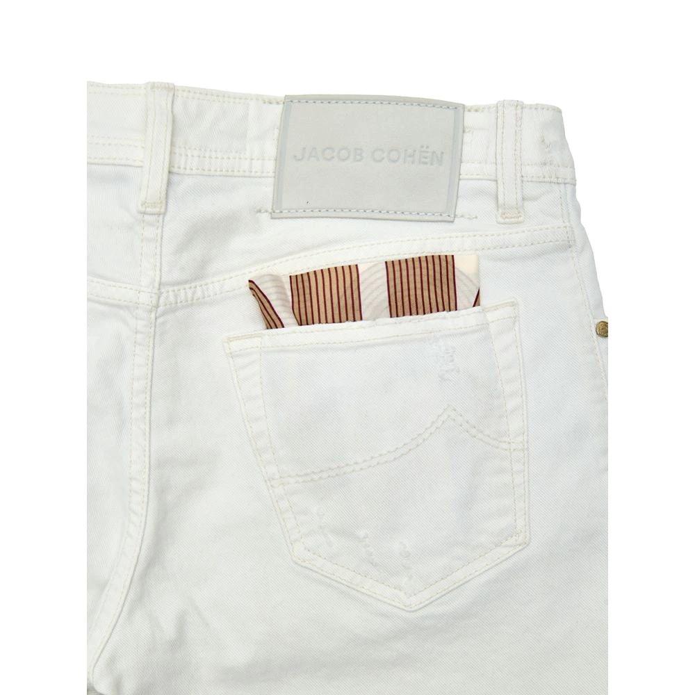 Jacob Cohen White Cotton Skinny Jeans by Jacob Cohen