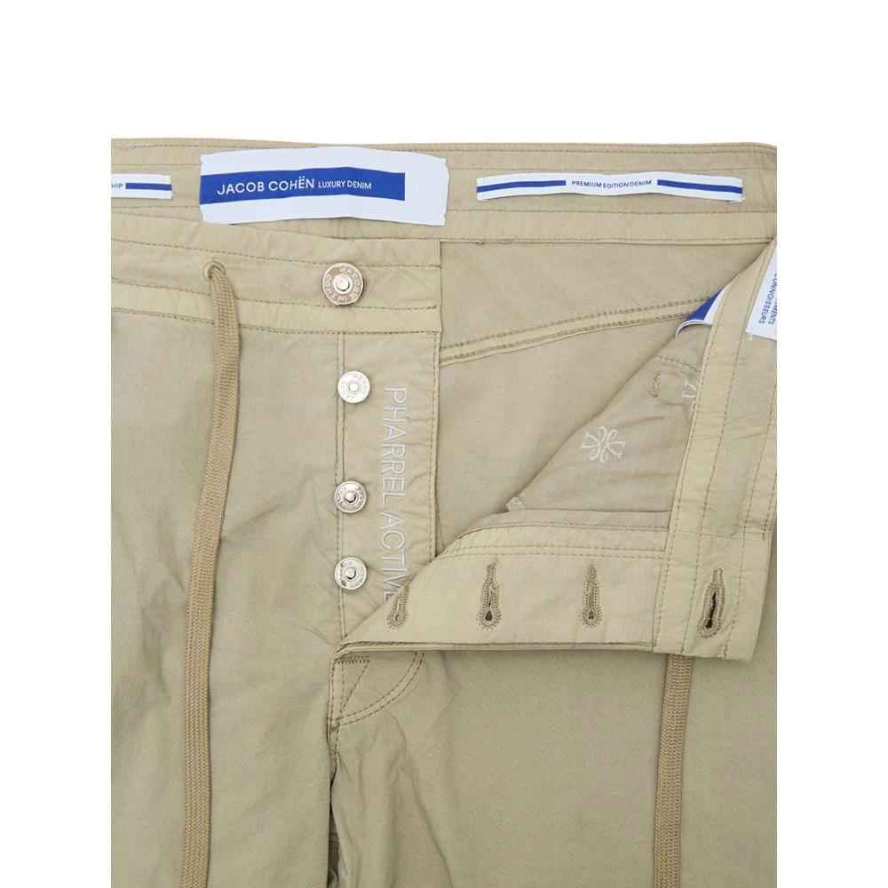 Jacob Cohen Beige Cotton Casual Pants by Jacob Cohen