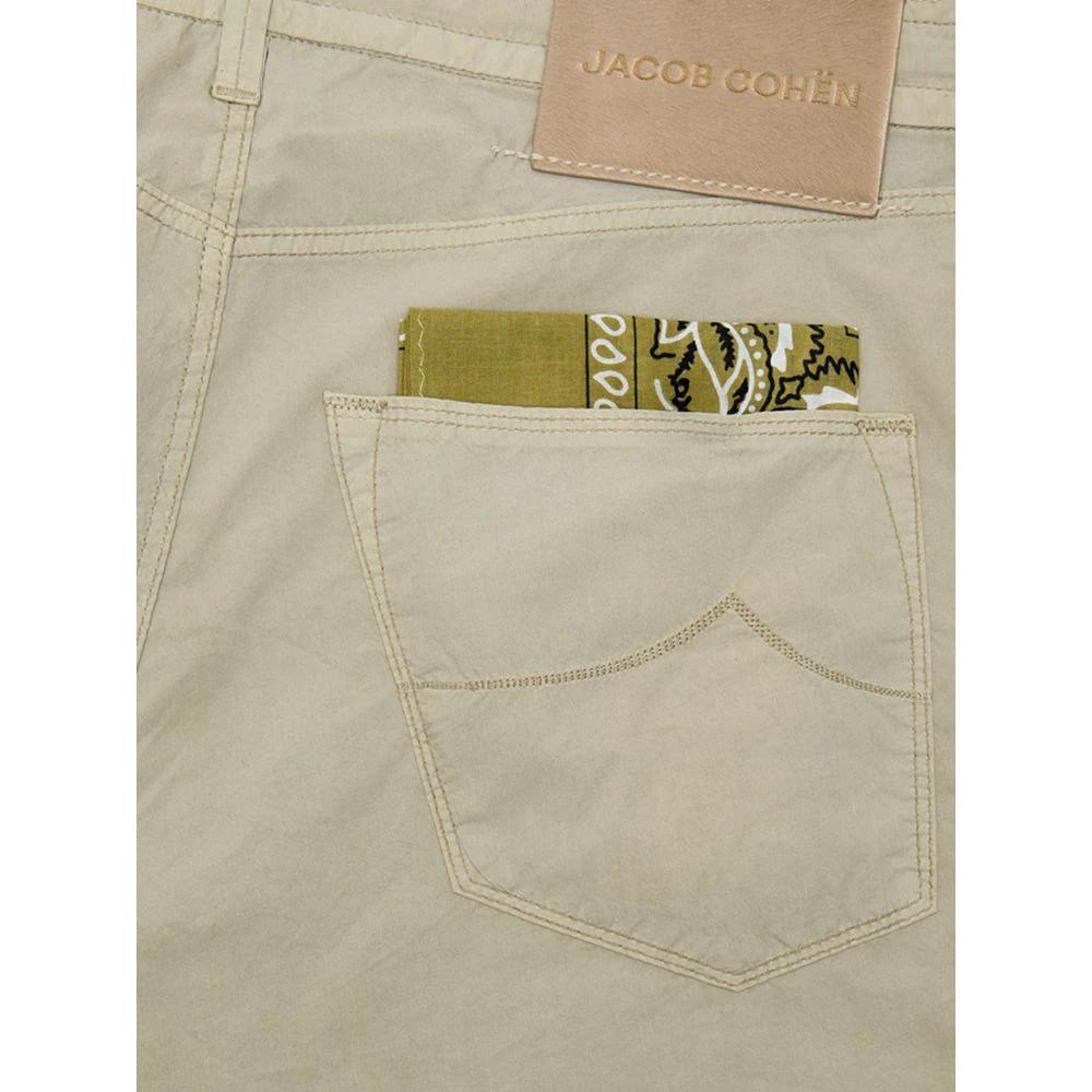 Jacob Cohen Beige Cotton Casual Pants by Jacob Cohen