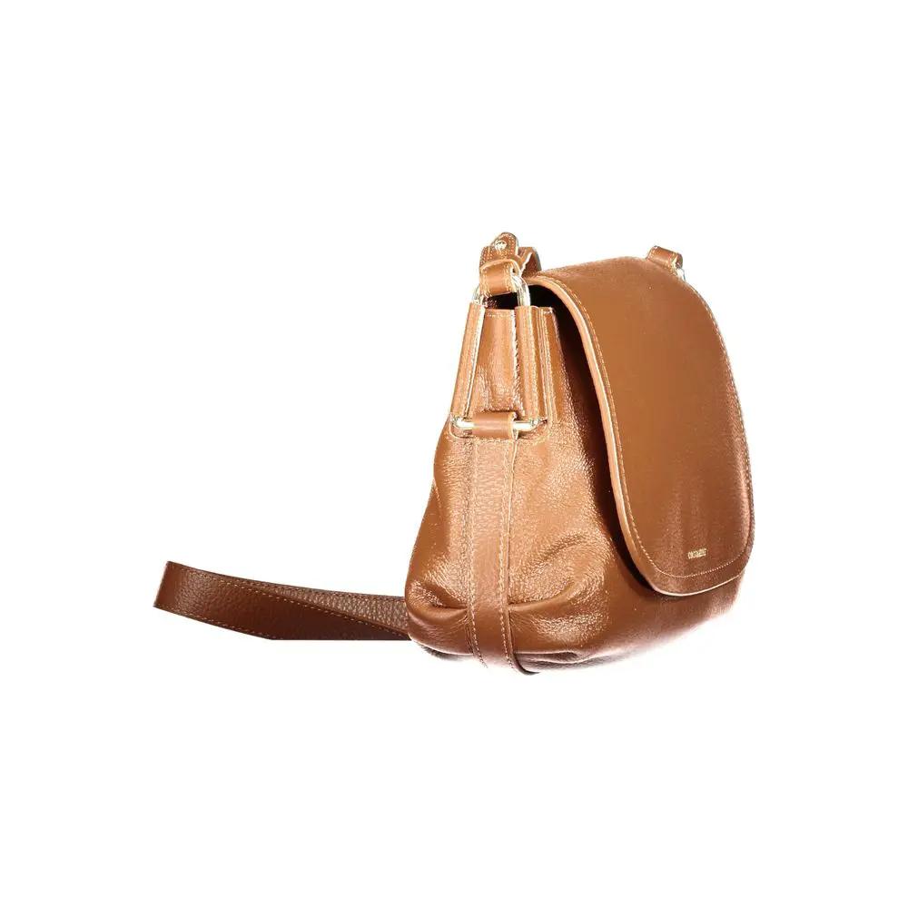 Sac à main femme Coccinelle Marrone en cuir