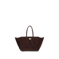 Sac bandoulière Bos Taurus en cuir de veau marron Benedetta Bruzziches