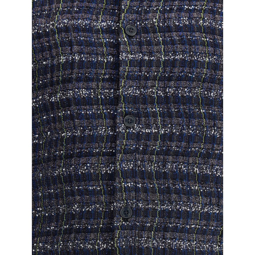 Manteau Missoni en viscose bleue