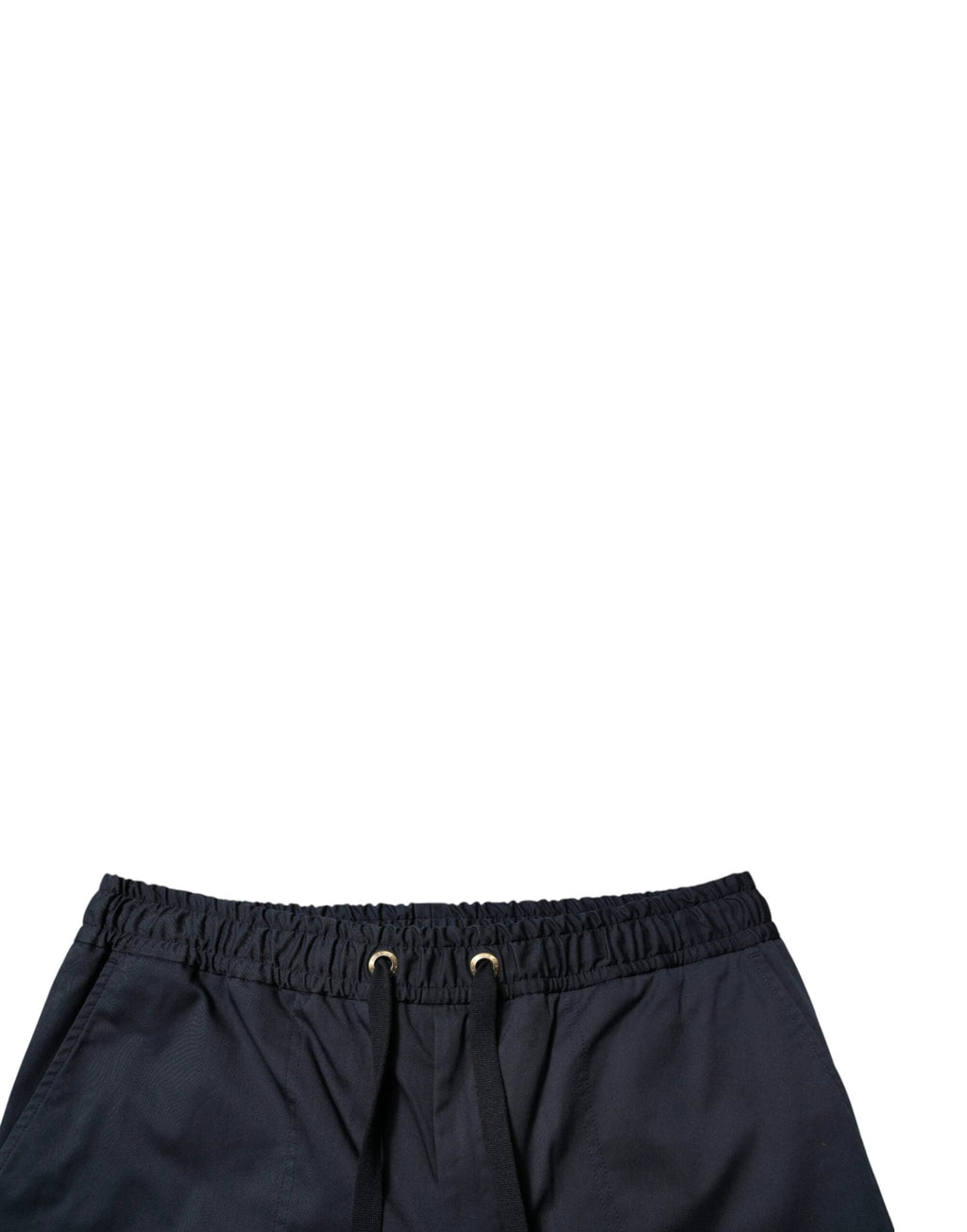 Dolce & Gabbana Navy Blue Cotton Stretch Men Bermuda Shorts by Dolce & Gabbana