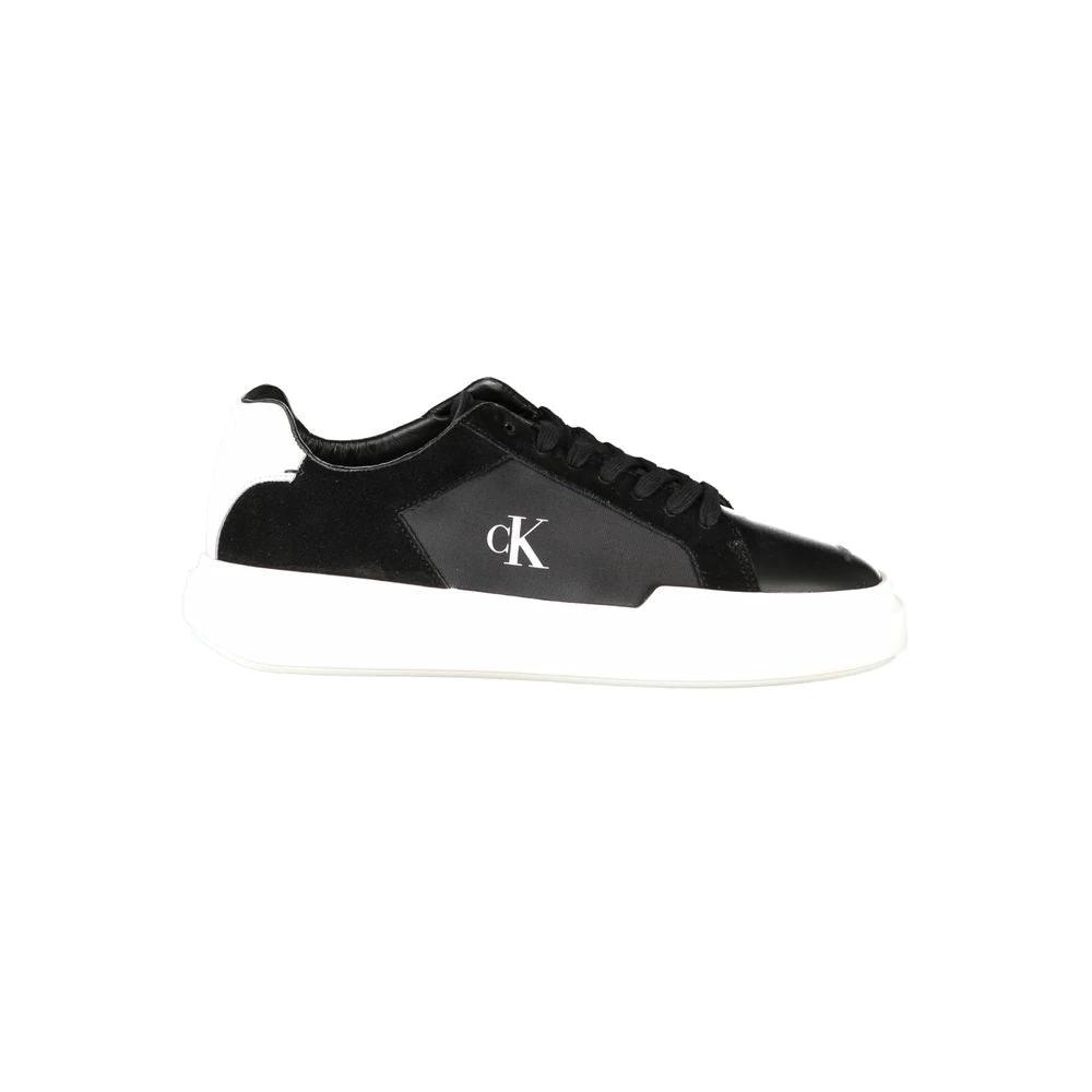 Calvin Klein Nero Leather Men Sneaker Calvin Klein