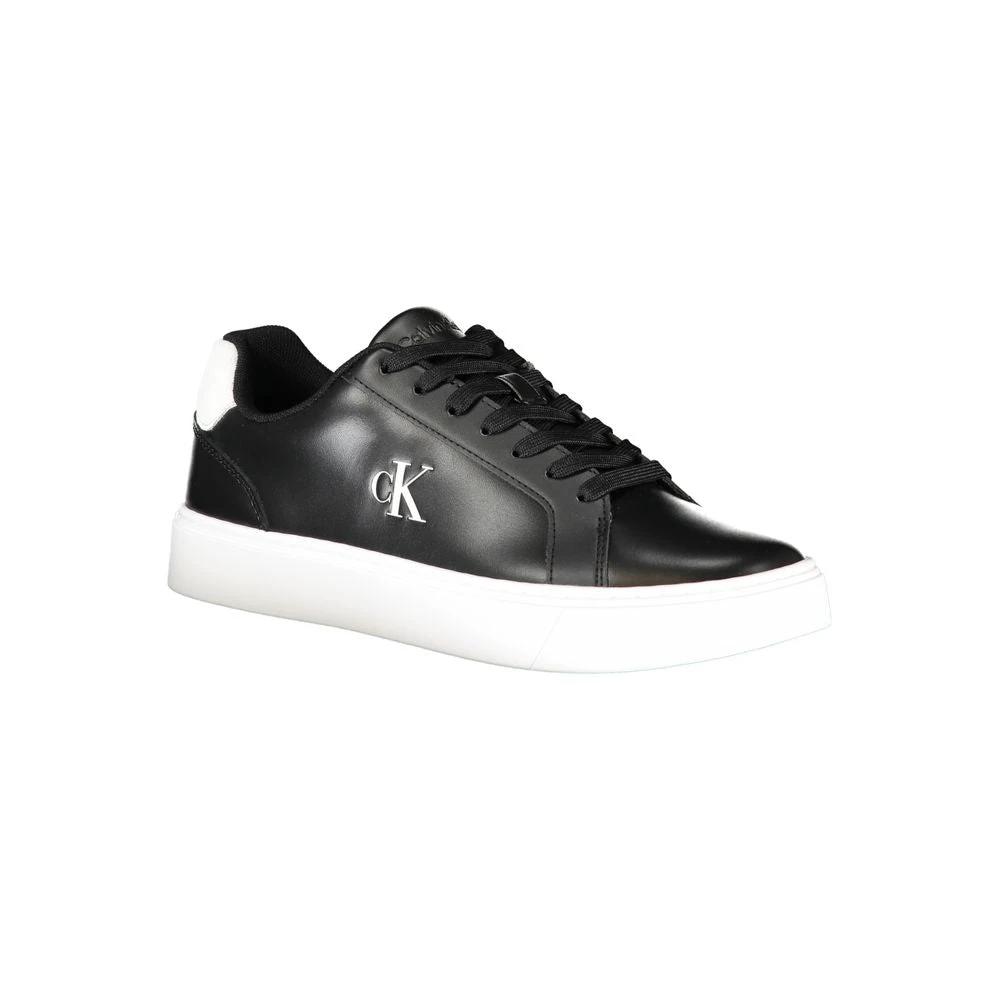 Calvin Klein Black Polyurethane Men Sneaker Calvin Klein