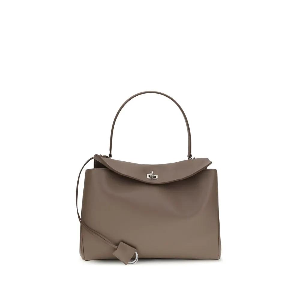 Balenciaga Gray Calf Leather Bos Taurus Shoulder Bag