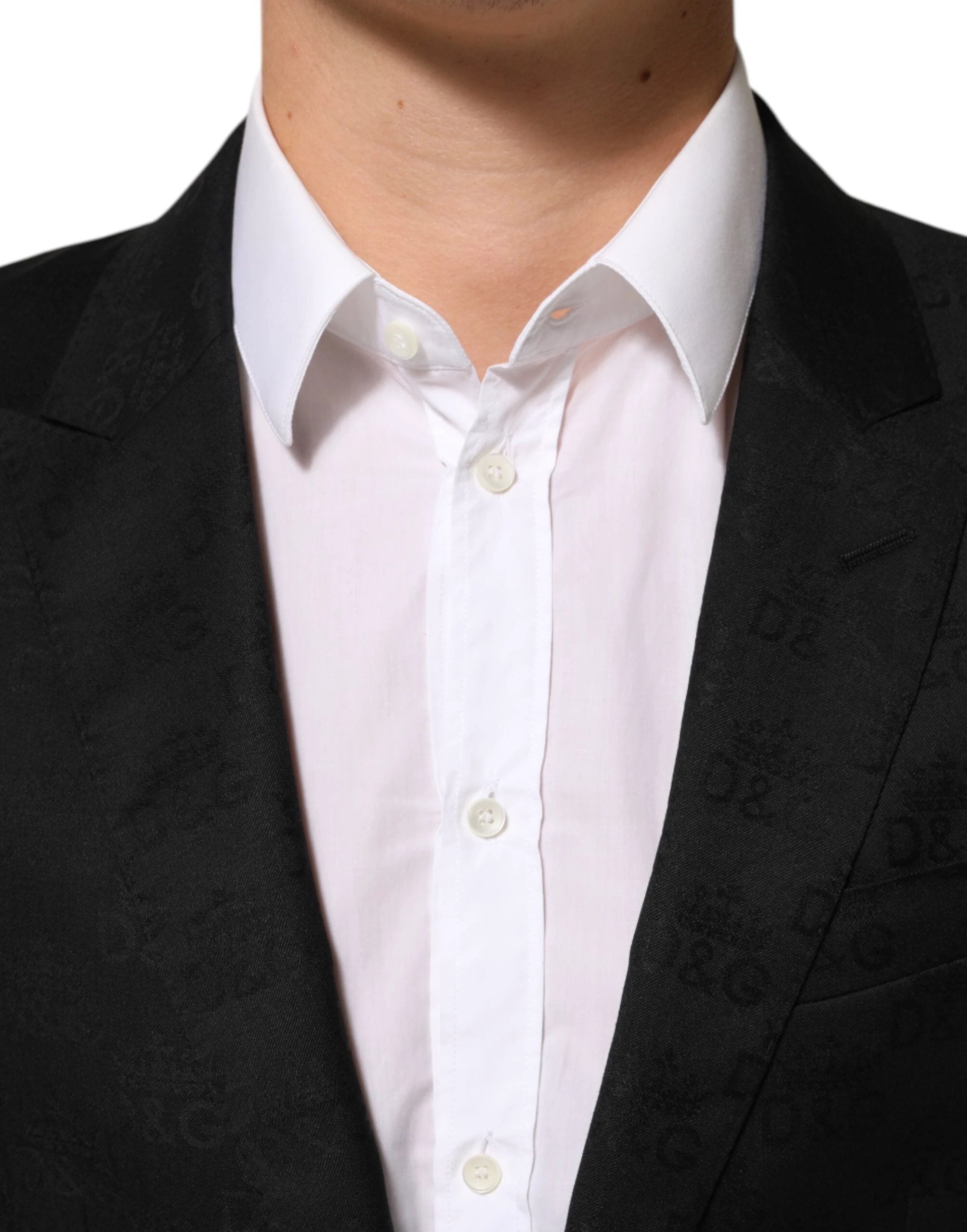 Dolce & Gabbana Black MARTINI 2 Buttons Suit Jacket Blazer by Dolce & Gabbana