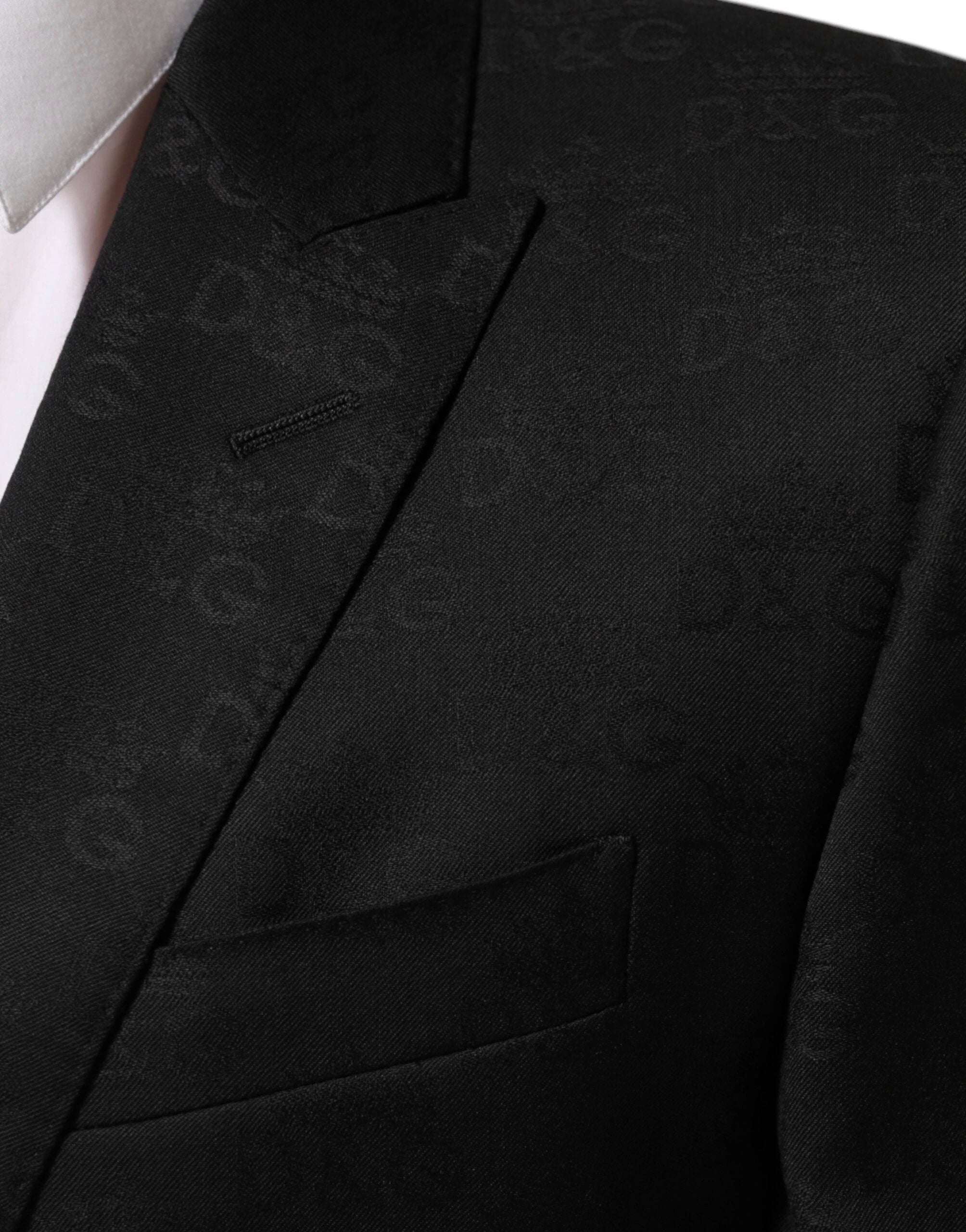 Dolce & Gabbana Black MARTINI 2 Buttons Suit Jacket Blazer by Dolce & Gabbana