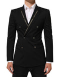 Dolce & Gabbana Black SICILIA Double Breasted Jacket Blazer by Dolce & Gabbana