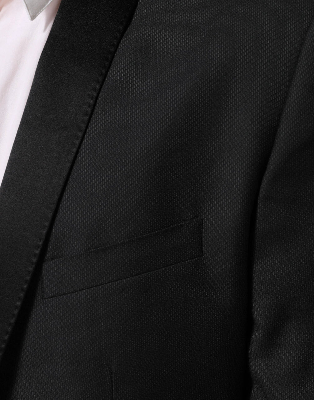 Dolce & Gabbana Black Wool GOLD 1 Button Suit Coat Blazer by Dolce & Gabbana