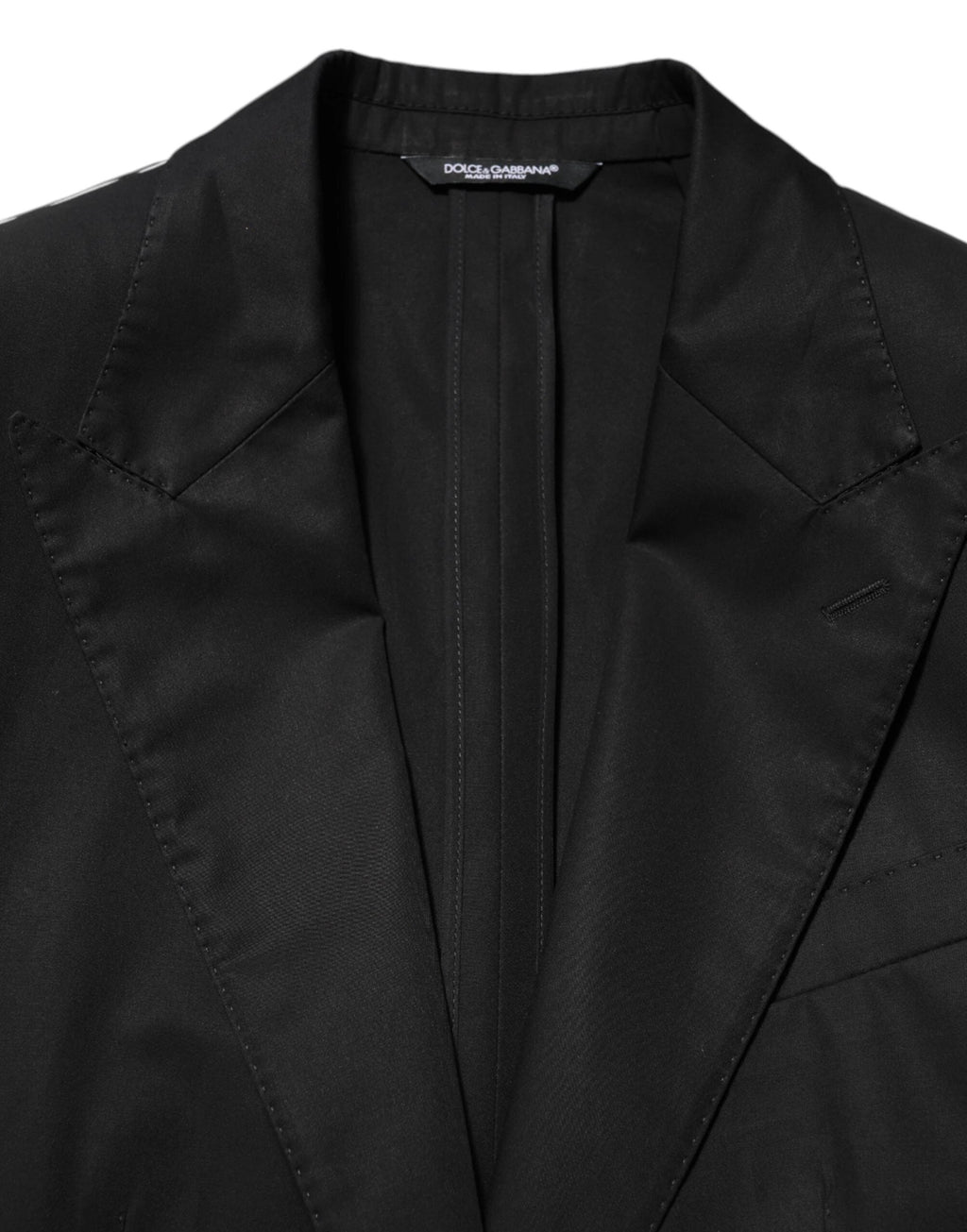 Dolce & Gabbana Black Wool 2 Buttons Suit Men Jacket Blazer by Dolce & Gabbana