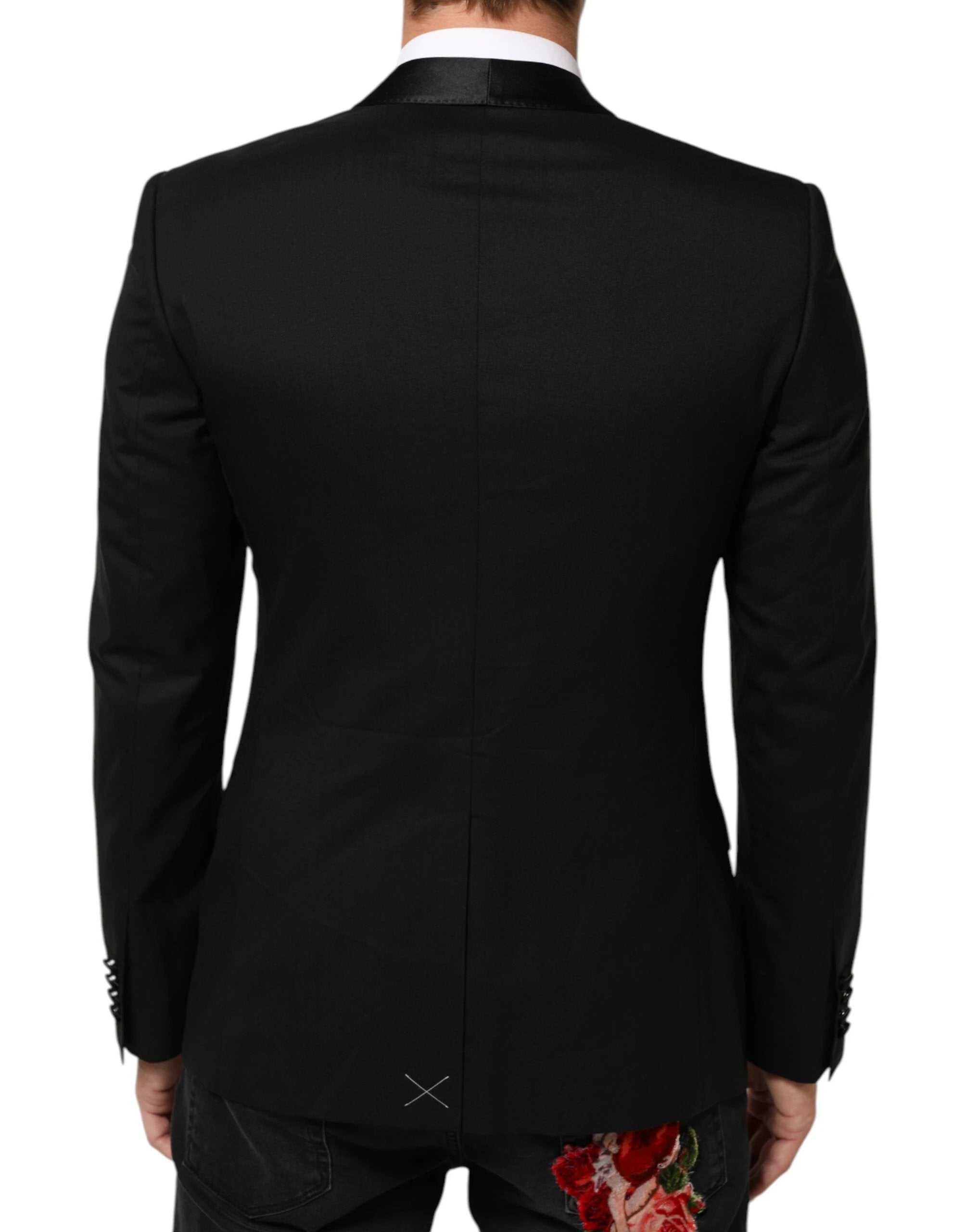 Dolce & Gabbana Black MARTINI 1 Button Suit Jacket Blazer by Dolce & Gabbana