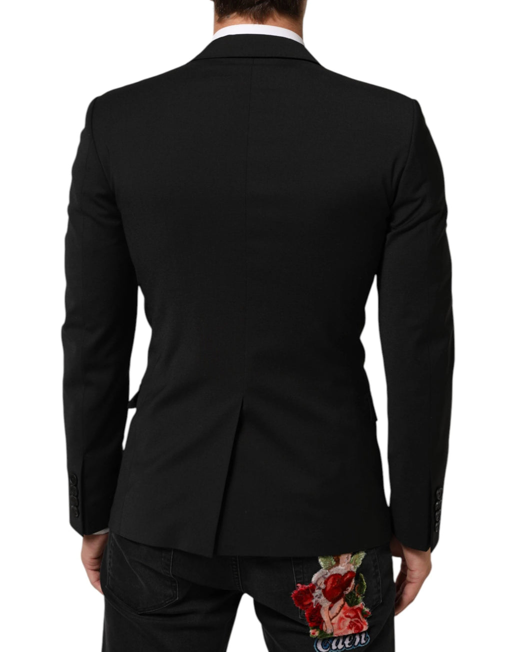Dolce & Gabbana Black STAFF 2 Buttons Suit Jacket Blazer by Dolce & Gabbana