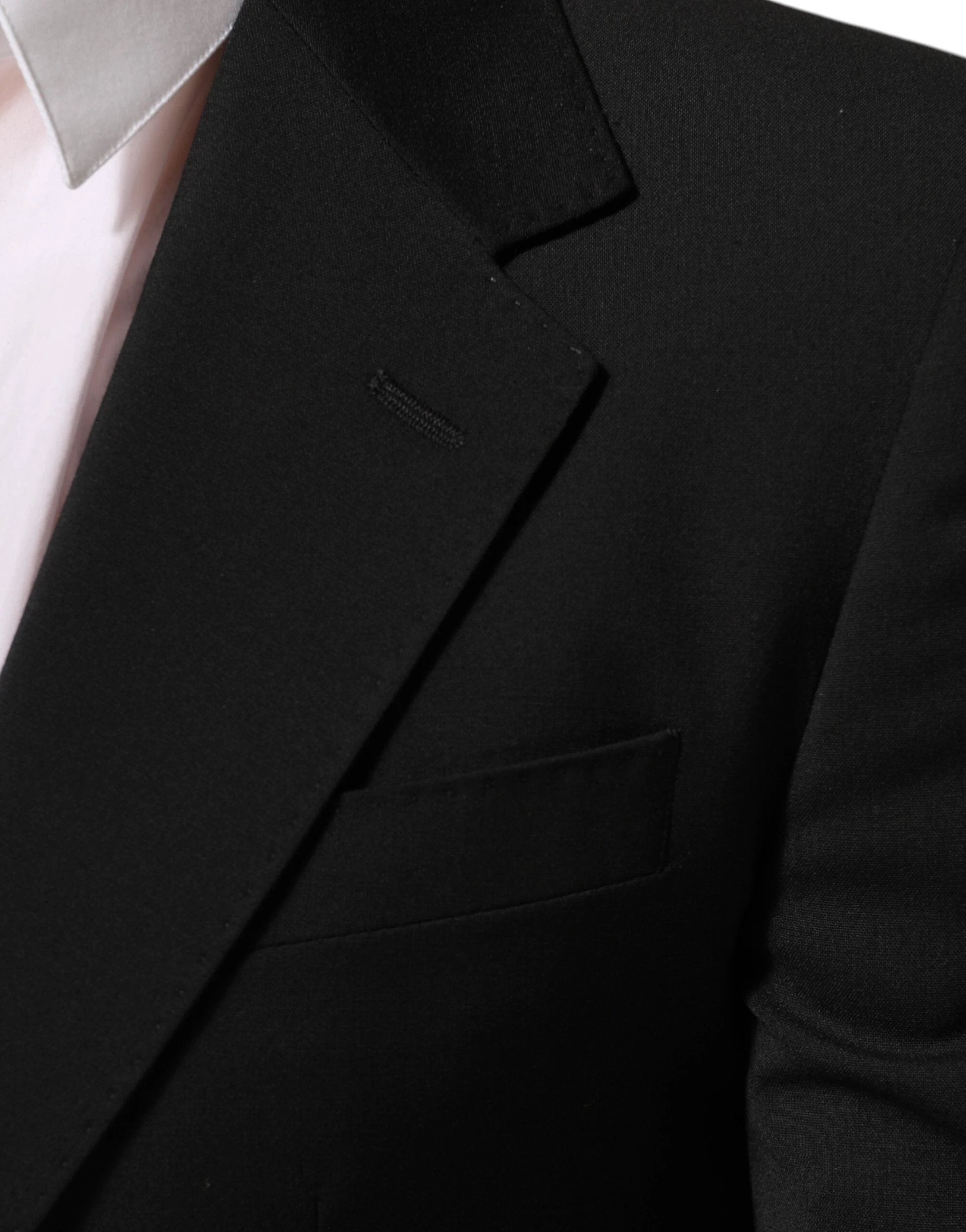 Dolce & Gabbana Black STAFF 2 Buttons Suit Jacket Blazer by Dolce & Gabbana