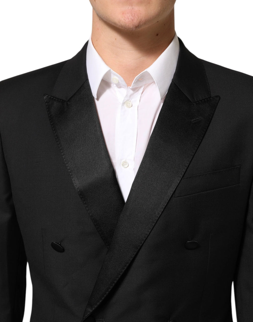 Dolce & Gabbana Black MARTINI Double-Breasted Suit Blazer by Dolce & Gabbana