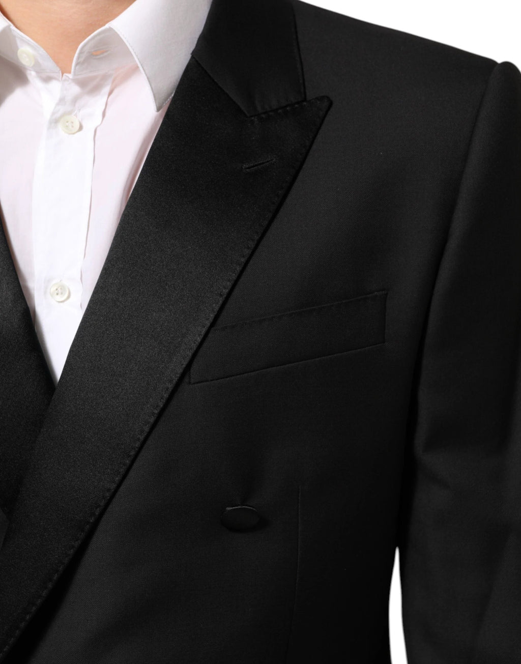 Dolce & Gabbana Black MARTINI Double-Breasted Suit Blazer by Dolce & Gabbana