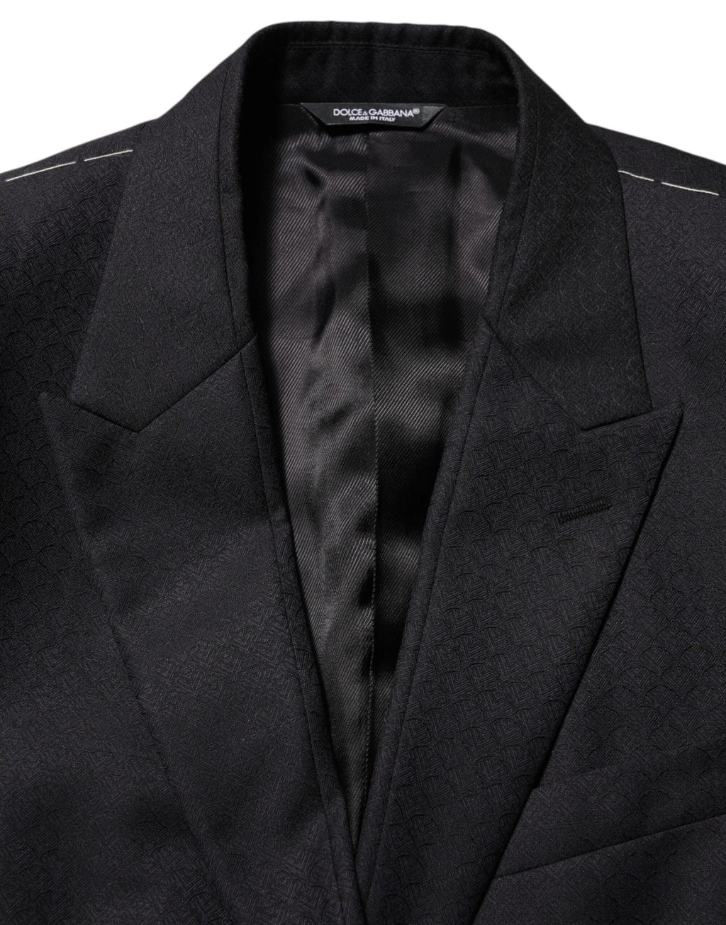 Dolce & Gabbana Black Wool 2 Buttons Suit Jacket Men Blazer by Dolce & Gabbana