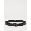 Ceinture standard en cuir noir Diesel