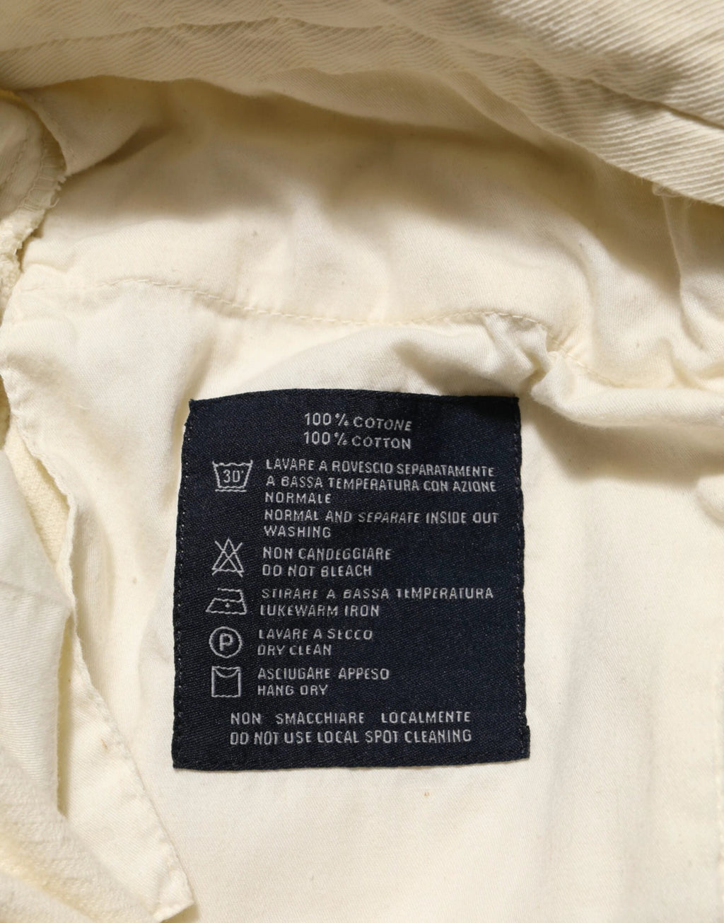 Burberry Beige Corduroy Cotton Straight Men Trouser Pants by Burberry