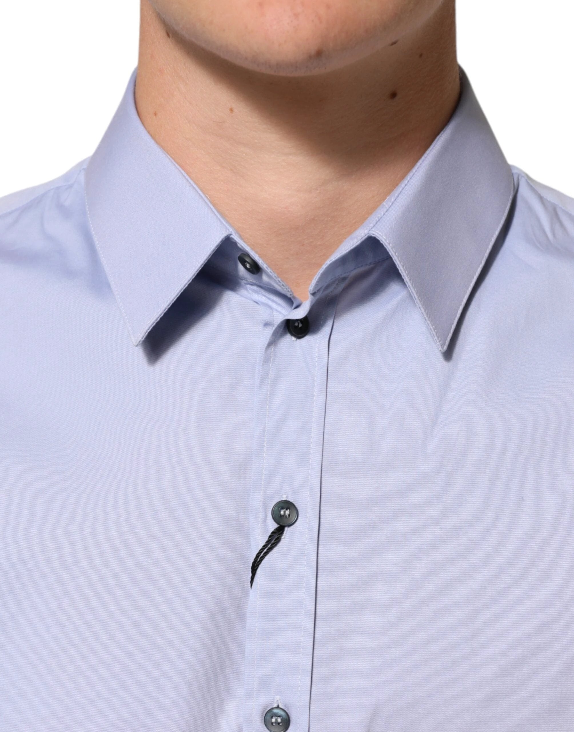 Dolce & Gabbana Blue SICILIA Cotton Men Dress Formal Shirt by Dolce & Gabbana