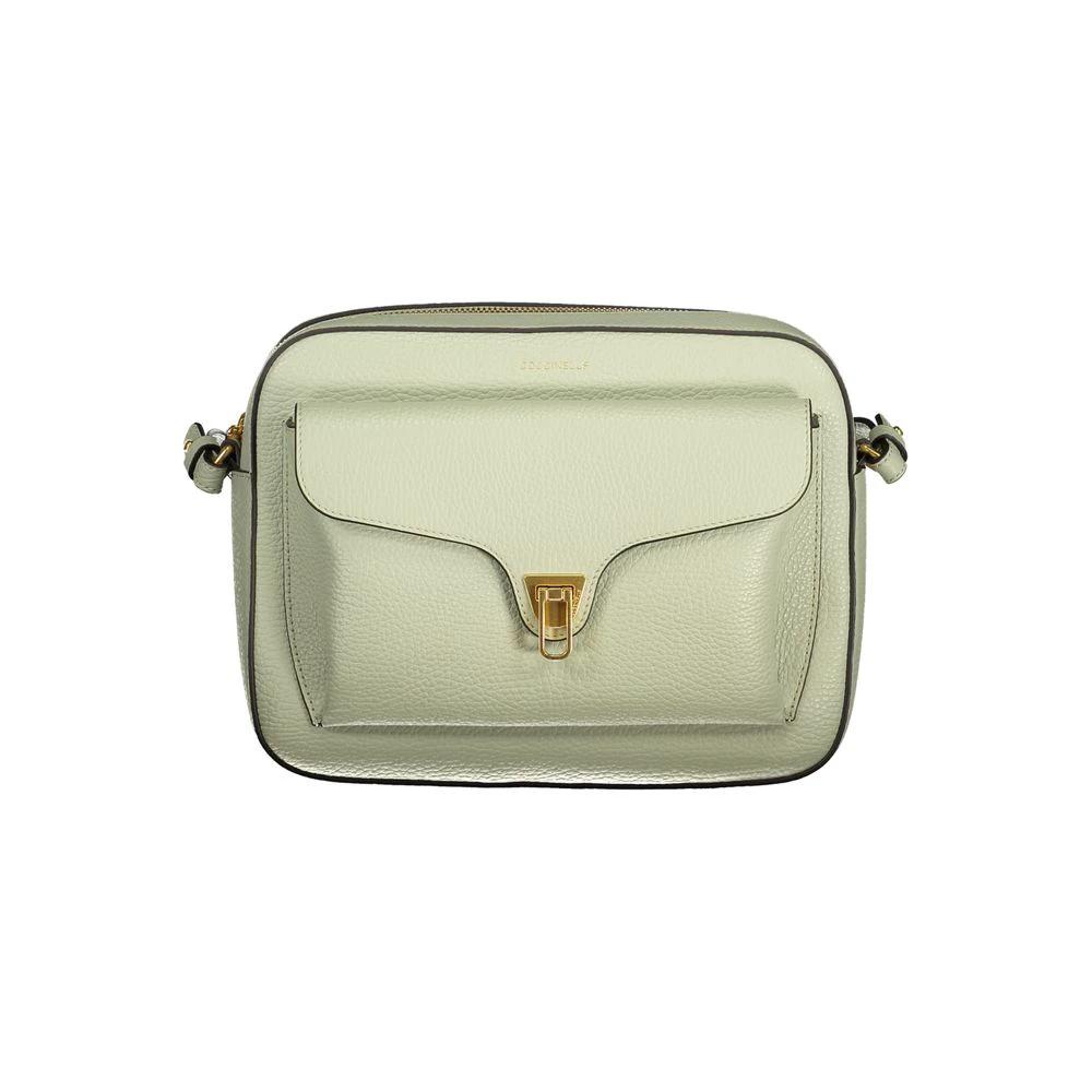 Sac bandoulière femme en cuir Coccinelle Verde