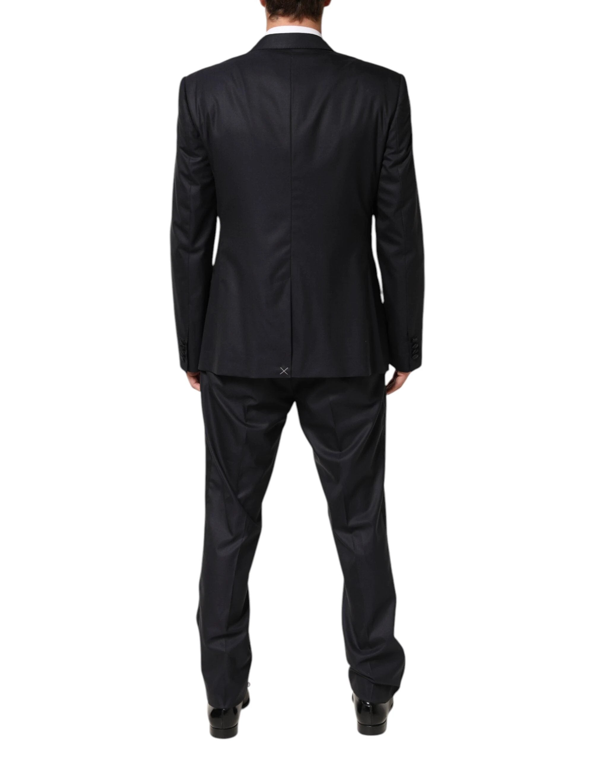 Dolce & Gabbana Black MARTINI 2 Buttons Suit 3 Piece Suit by Dolce & Gabbana