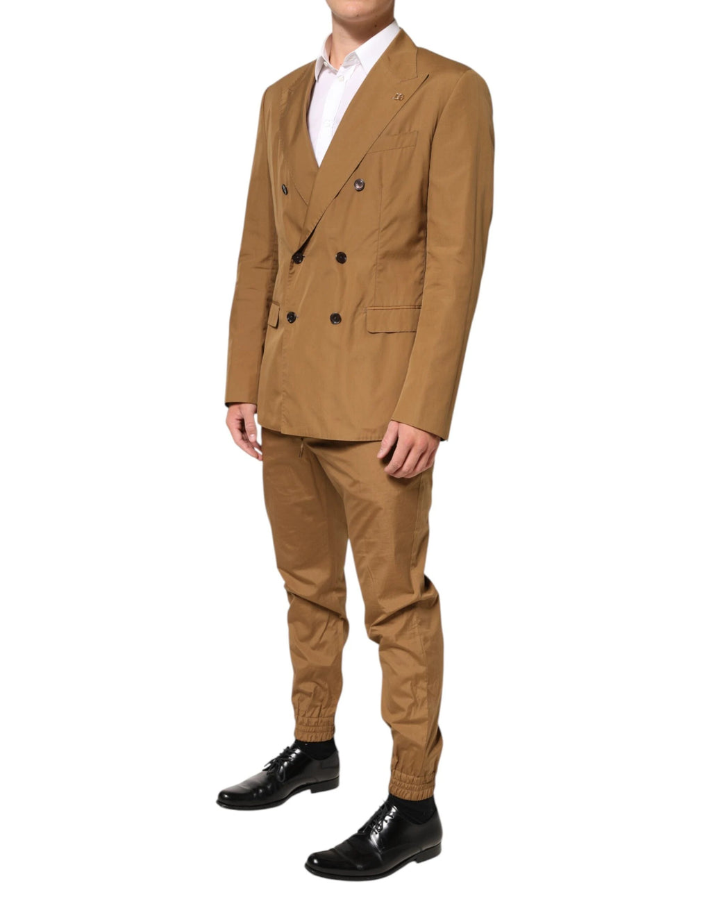 Dolce & Gabbana Brown TAORMINA Double-Breasted 2 Piece Suit by Dolce & Gabbana