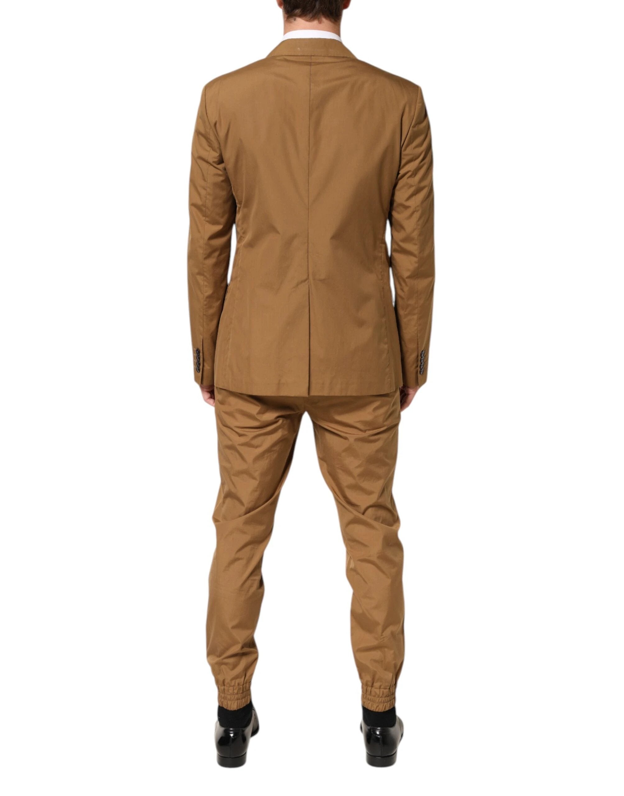 Dolce & Gabbana Brown TAORMINA Double-Breasted 2 Piece Suit by Dolce & Gabbana