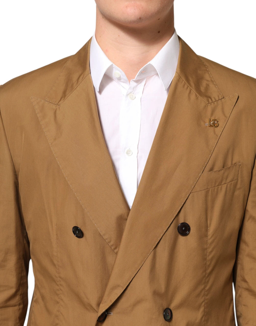 Dolce & Gabbana Brown TAORMINA Double-Breasted 2 Piece Suit by Dolce & Gabbana