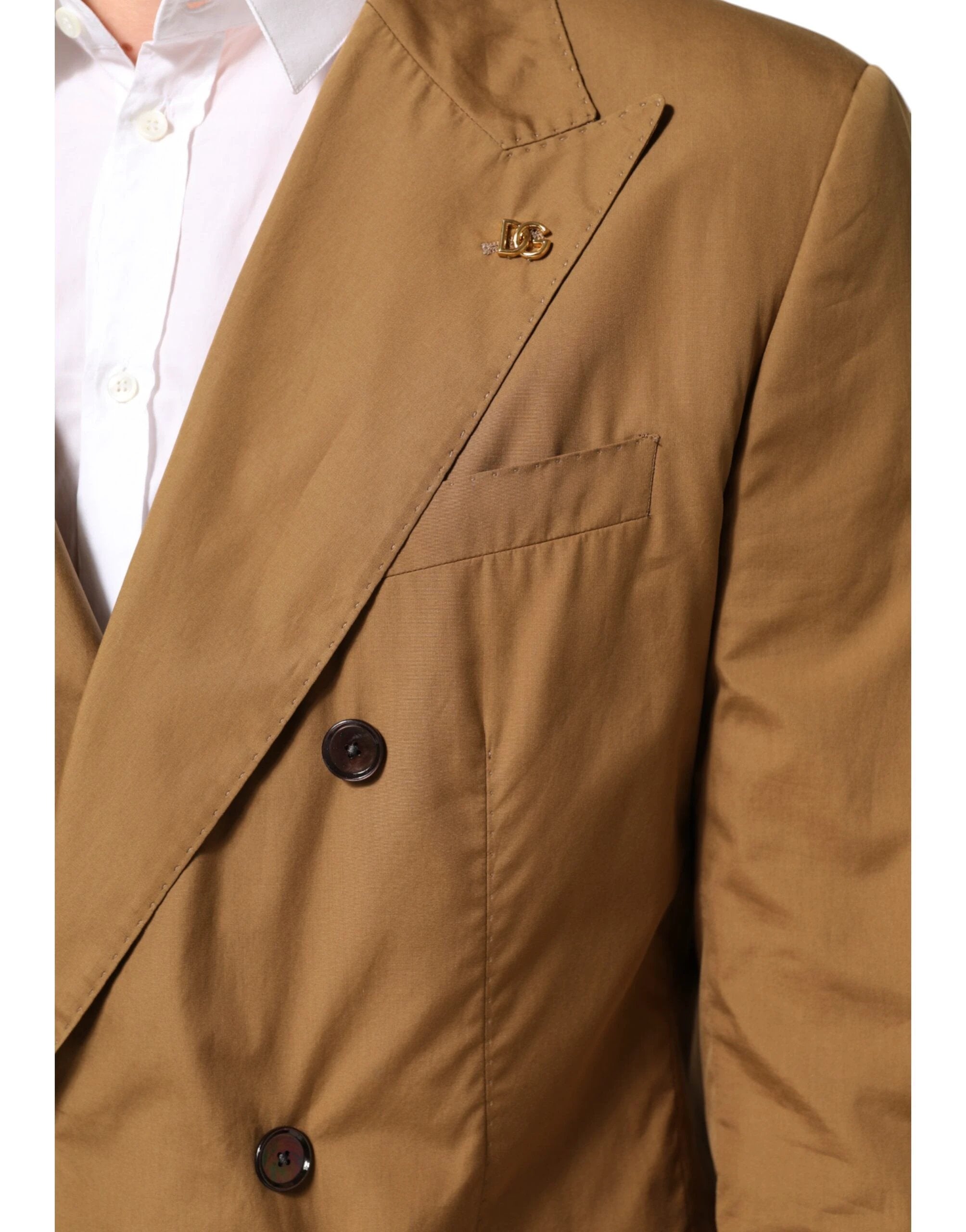 Dolce & Gabbana Brown TAORMINA Double-Breasted 2 Piece Suit by Dolce & Gabbana