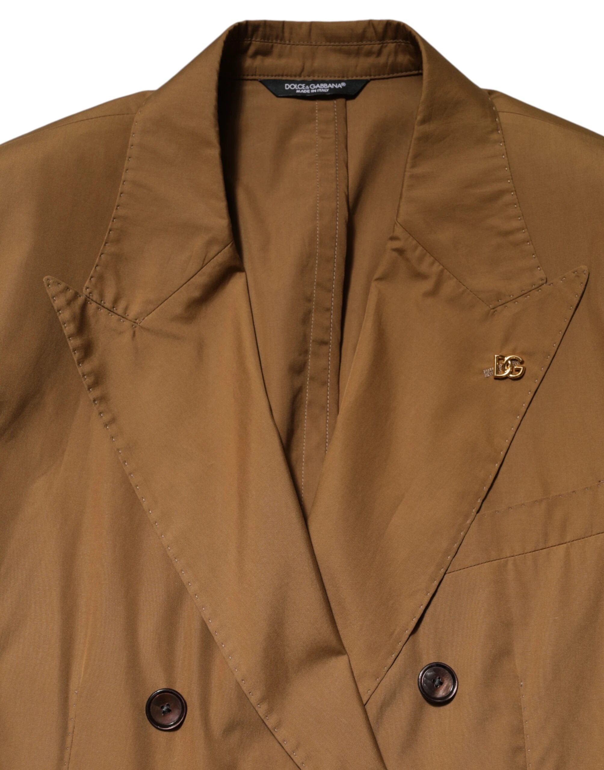 Dolce & Gabbana Brown TAORMINA Double-Breasted 2 Piece Suit by Dolce & Gabbana