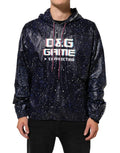 Dolce & Gabbana Blue D&G Game Hooded Men Sweatshirt Sweater by Dolce & Gabbana